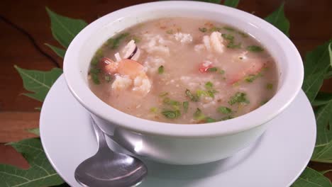 An-Asian-Bowl-of-Delicious-rice-soup-with-Prawns-and-Shrimp