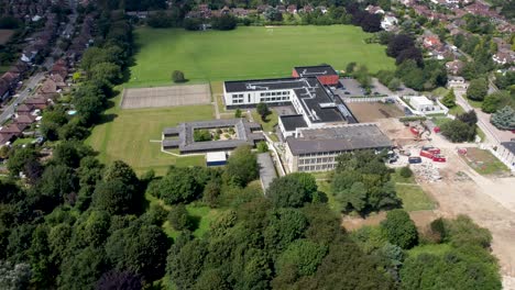The-new-building-at-Simon-Langton-Girls-school-in-Canterbury,-Kent,-UK