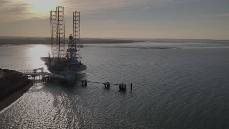 North-Sea-Oil-Rigs-under-construction-at-Sheerness-docks-in-Kent-England