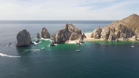 Aerial:-The-Arch-of-Cabo-San-Lucas-,-southern-Baja-Peninsula