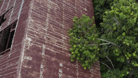 Birdseye-view-as-mother-nature-starts-to-reclaim-a-long-abandoned-factory-in-Los-Canos-Puerto-Rico