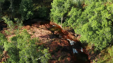 Aerial-View-Of-Buley-Rockhole-Within-Litchfield-National-Park-In-The-Northern-Territory-Of-Australia