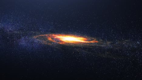 Galaxia-De-La-Vía-Láctea-De-4k-Con-Estrellas-A-Su-Alrededor-En-El-Universo
