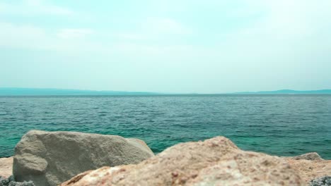 Croacia-Costa-Aérea-Playas-Azul-Agua-Naturaleza-Limpio-Soleado-Vacaciones