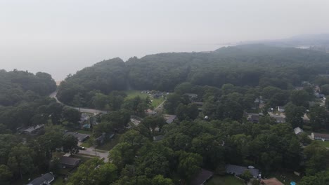 Aerial-still-of-the-Lake-Michigan-Coast-Line