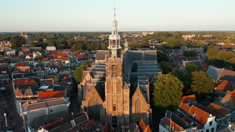 Arquitectura-Gótica-De-La-Iglesia-De-Sint-Janskerk-En-La-Ciudad-De-Gouda-En-La-Provincia-De-Holanda-Del-Sur