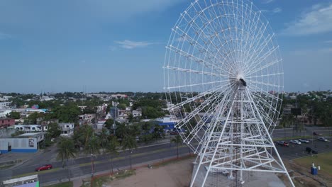 aerial-view-of-the-ferris-wheel-in-tampico