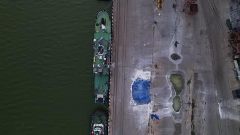 aerial-view-of-the-port-with-boats