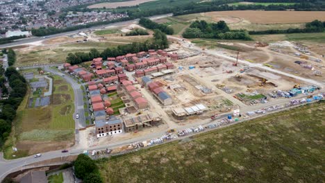 Saxon-Fields-housing-estate-being-built-in-Canterbury,-Kent