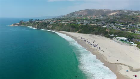 Aerial-view-of-Monarch-Beach-country-club-in-Dana-Point,-California