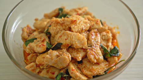 Stir-Fried-Chicken-with-Chili-Paste-or-Chilli-Paste---Asian-food-style