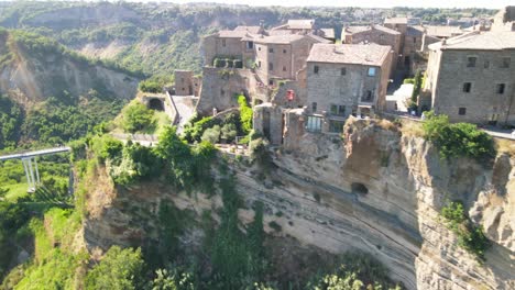 Civita-di-Bagnoregio-is-a-medieval-town-in-Italy-up-on-a-hill
