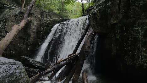 Waterfall-at-Kilgore-Falls,-Maryland
