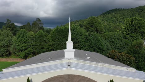 Iglesia-En-Tennessee-En-Un-Día-Nublado