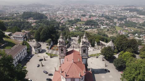 Sanctuary-of-Bom-Jesus-do-Monte-and-reveal-of-Braga-cityscape