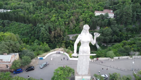 drone-flying-over-of-the-mother-of-georgia