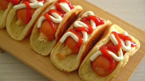 flat-pancake-roll-with-sausage
