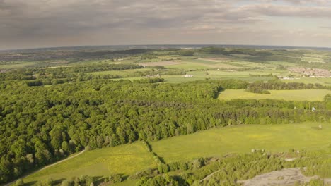 Drohnenansicht-Der-Englischen-Landschaft-In-South-Yorkshire