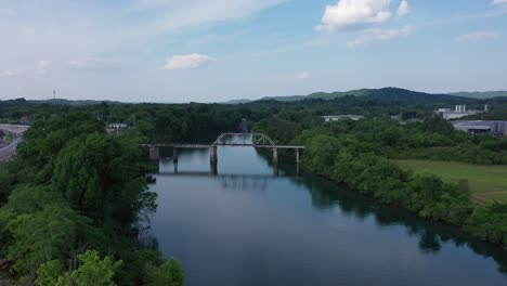 Old-water-tower-along-Clinch-River-in-Tennessee