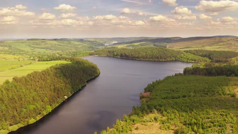 Incredible-aerial-shot-over-a-snaking-river-and-rolling-hills-in-Britain