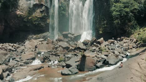 Nauyaca-Waterfalls-Inside-The-Rainforest-Nature-Park-In-Costa-Rica,-Puntarenas-Province