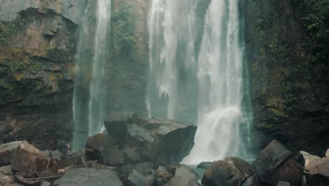 First-person-view-of-Nauyaca-Waterfalls,-Costa-Rica