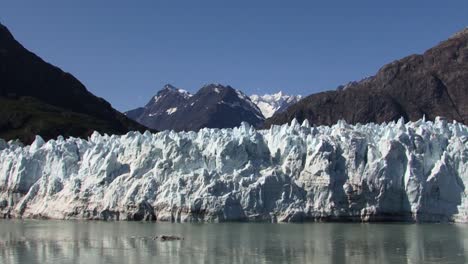 Glaciar-Margerie-En-Un-Día-Soleado-En-Verano,-Alaska