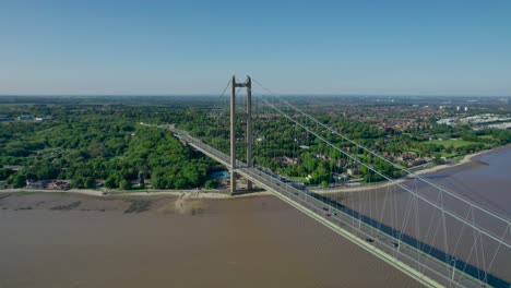 Smooth-Aerial-Panning-shot-across-the-Humber-Bridge-with-a-view-towards-East-Ridings