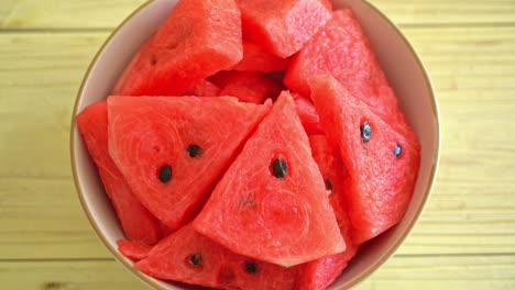 fresh-watermelon-sliced-on-plate