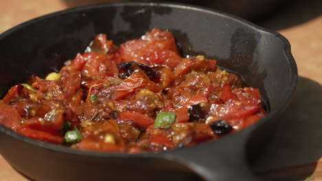 Delicious-Salsa-In-A-Sauce-Pan.-close-up