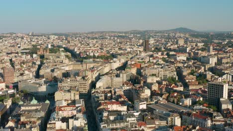 Panoramic-View-Of-The-City-Landscape-Of-Downtown-Belgrade-In-Serbia
