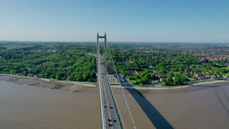 Smooth-point-of-interest-aerial-over-the-Humber-Bridge-and-Estuary
