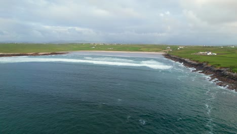 Flying-towards-a-beach-in-County-Mayo