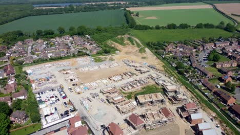 Aerial-footage-of-new-houses-being-built