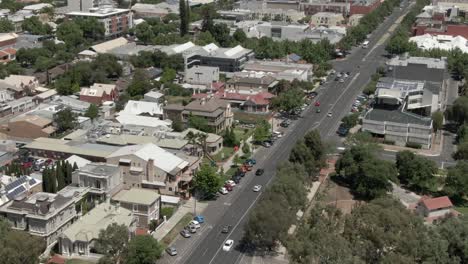 Aerial-View-Of-Highway-At-The-Urban-City-Of-Adelaide-In-South-Australia