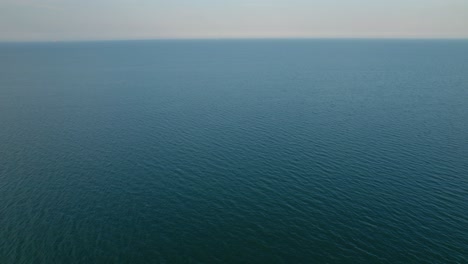 Drone-view-over-sea-water