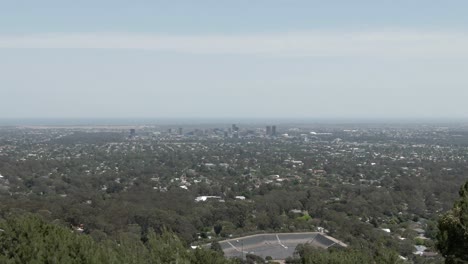 Bird's-Eye-View-Of-Adelaide-City-View-From-Forest-Valley-In-Australia