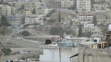 Ein-Kleiner-Abschnitt-Der-Stadt-Amman-In-Jordanien