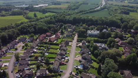 4K-Drohnenvideo-Des-Kleinen-Dorfes-Bridge-In-Der-Nähe-Von-Canterbury