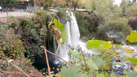 Upper-Duden-Waterfalls-in-Antalya,-Turkey
