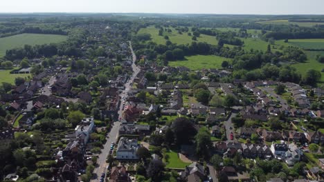 4K-Drohnenvideo-Des-Dorfes-Bridge-In-Der-Nähe-Von-Canterbury-In-England