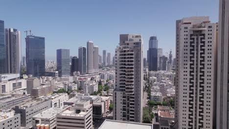 Edificios-Comerciales-En-La-Bolsa-De-Valores-De-Tel-Aviv-De-Israel