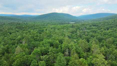 Aerial-drone-footage-of-summer-time-in-the-Catskill-Mountains-in-New-York’s-Hudson-Valley