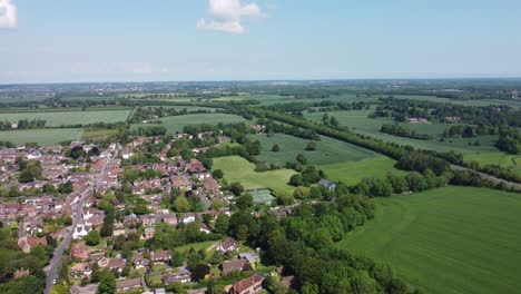 4K-Drohnenvideo-Des-Dorfes-Bridge-In-Der-Nähe-Von-Canterbury-In-Kent