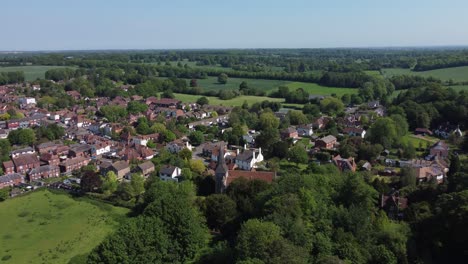4K-DJI-drone-video-of-the-village-of-Bridge-near-Canterbury