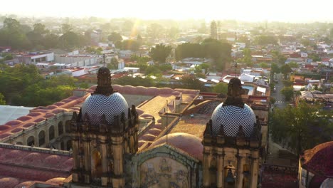 Santo-Domingo-de-Guzman-Church,-Former-Monastery,-Oaxaca,-Mexico