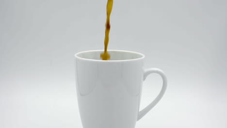 Close-Up-Coffee-Pouring-Into-Cup