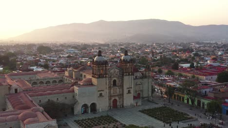 Oaxaca-at-Sunset,-Mexico