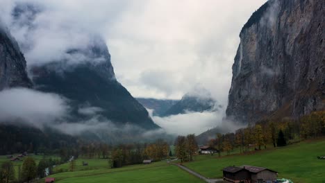 amazing-Aerial-footage-during-Autumn-in-Switzerland-from-lauterbrunnen-village-located-in-the-Swiss-mountains
