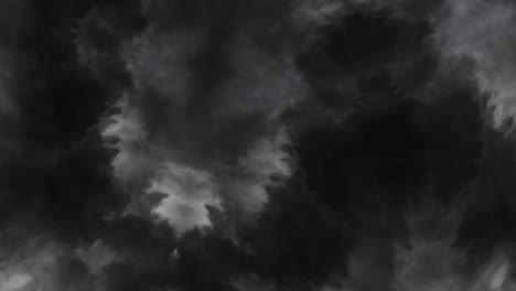 Zeitraffer-Der-Schwarzen-Wolke-Mit-Gewitter-Des-Dunklen-Himmels